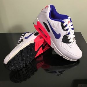 NIKE AIR MAX 90 ESSENTIAL WHITE-ULTRAMARINE